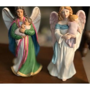 VINTAGE HOMCO CHRISTMAS ANGELS